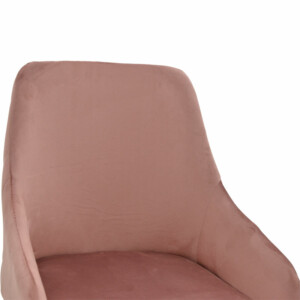 Σκαμπό bar Lithe pakoworld μεταλλικό μαύρο χρυσό-βελούδο σάπιο μήλο 47x44x98εκ-029-000202