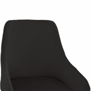 Σκαμπό bar Lithe pakoworld μεταλλικό μαύρο χρυσό-βελούδο μαύρο 47x44x98εκ-029-000203