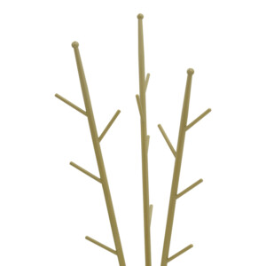 Καλόγερος Marianni pakoworld χρυσό-λευκό μέταλλο 50x38x182εκ-029-000231