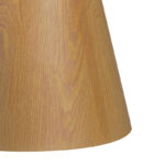 Βοηθητικό τραπέζι Soleire Inart λευκό μαρμάρου sintered stone-μεταλλική βάση Φ50x47.5εκ-029-000266