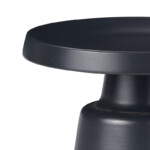 Βοηθητικό τραπέζι Ginoze Inart μαύρο μέταλλο Φ50x50εκ-029-000269