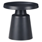 Βοηθητικό τραπέζι Ginoze Inart μαύρο μέταλλο Φ50x50εκ-029-000269