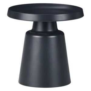 Βοηθητικό τραπέζι Ginoze Inart μαύρο μέταλλο Φ50x50εκ-029-000269