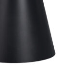 Βοηθητικά τραπέζια Fabrin Inart μαύρο μαρμάρου sintered stone-μαύρο μέταλλο-029-000314