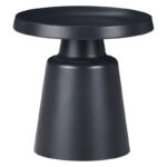 Τραπέζια σαλονιού Ginoze Inart σετ 2τεμ μέταλλο σε μαύρη απόχρωση-029-000315