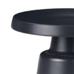 Τραπέζια σαλονιού Ginoze Inart σετ 2τεμ μέταλλο σε μαύρη απόχρωση-029-000315