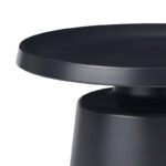 Τραπέζια σαλονιού Ginoze Inart σετ 2τεμ μέταλλο σε μαύρη απόχρωση-029-000315