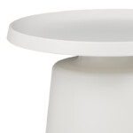 Τραπέζια σαλονιού Ginoze Inart σετ 2τεμ μέταλλο σε λευκή απόχρωση-029-000316