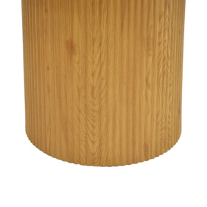 Τραπέζι Karulo pakoworld mdf σε sonoma απόχρωση Φ120x76εκ-029-000355