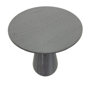 Tραπέζι Donda pakoworld mdf μαύρο Φ100x76εκ-029-000368