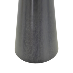 Tραπέζι Donda pakoworld mdf μαύρο Φ100x76εκ-029-000368