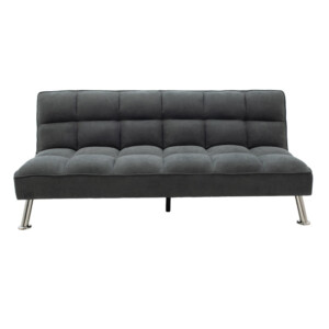 Καναπές-κρεβάτι Rebel pakoworld 3θέσιος με ύφασμα ανθρακί 189x92x82εκ-035-000020