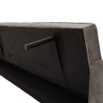 Καναπές-κρεβάτι Success pakoworld 3θέσιος βελούδο γκρι-μπεζ 190x80x84εκ-035-000066