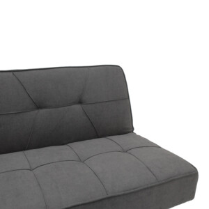 Καναπές-κρεβάτι Travis pakoworld 3θέσιος με ύφασμα ανθρακί 175x83x74εκ-035-000087