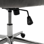 Καρέκλα γραφείου διευθυντή Kido pakoworld με βελούδο γκρι-046-000015