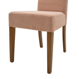 Καρέκλα Ditta pakoworld ύφασμα σάπιο μήλο-πόδι μασίφ ξύλο καρυδί-047-000041