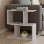 Βοηθητικό τραπέζι Kora pakoworld μελαμίνης λευκό 60x20x60εκ-049-000084