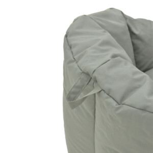 Πολυθρόνα Kerlon pakoworld αδιάβροχο σε γκρι απόχρωση Φ80x65εκ-056-000102