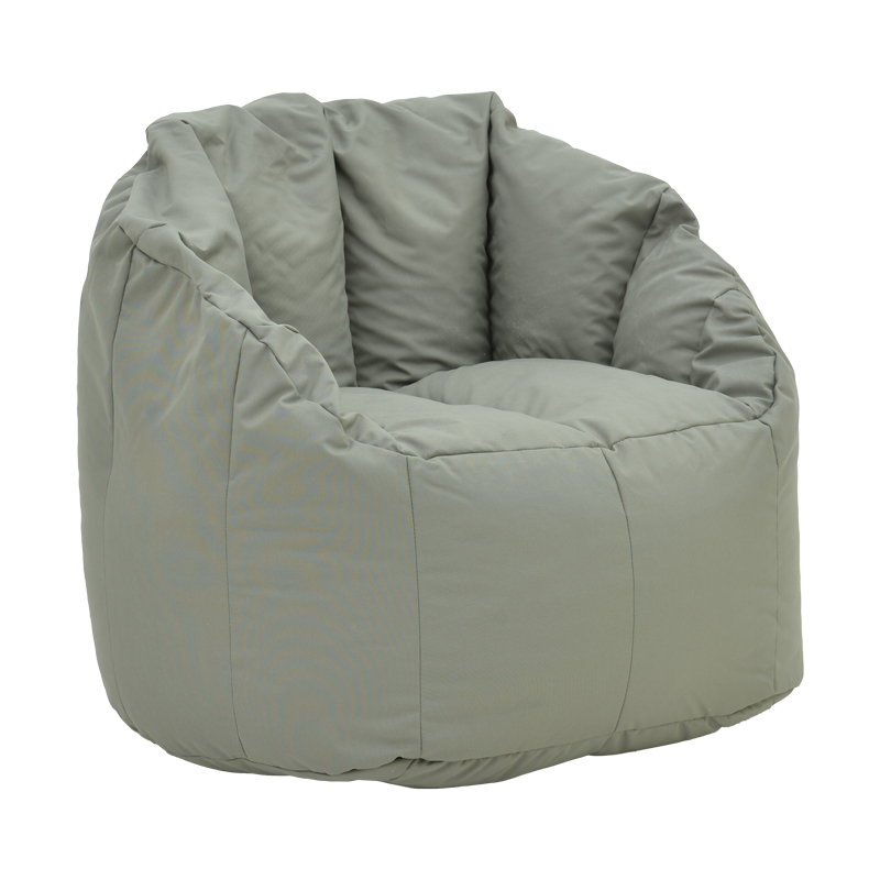 Πολυθρόνα Kerlon pakoworld αδιάβροχο σε γκρι απόχρωση Φ80x65εκ-056-000102