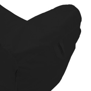 Πουφ ξαπλώστρα Lara pakoworld αδιάβροχο σε μαύρη απόχρωση 60x150x40εκ-056-000108