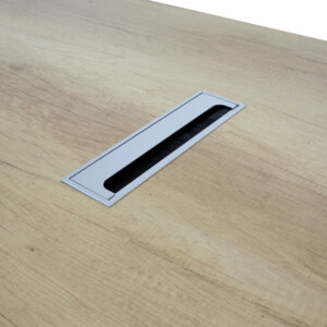 Γραφείο εργασίας αναστρέψιμο επαγγελματικό Amazon pakoworld σε φυσική απόχρωση 200x170x75εκ-069-000017