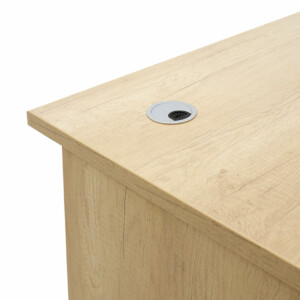 Γραφείο εργασίας επαγγελματικό Amazon pakoworld χρώμα sonoma 120x75x75εκ-069-000031