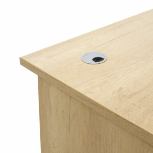 Γραφείο εργασίας επαγγελματικό Amazon pakoworld χρώμα sonoma 180x75x75εκ-069-000035