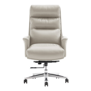 Καρέκλα γραφείου διευθυντή Nagal pakoworld PU σε μπεζ απόχρωση 71x73x117-123εκ-069-000081