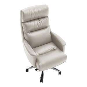 Καρέκλα γραφείου διευθυντή Nagal pakoworld PU σε μπεζ απόχρωση 71x73x117-123εκ-069-000081