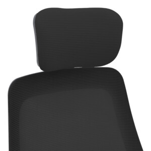 Καρέκλα γραφείου Peja pakoworld mesh ύφασμα μαύρο 58x60x107-117εκ-069-000088