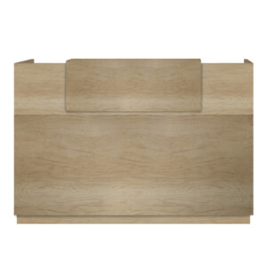 Γραφείο reception Lotus pakoworld σε χρώμα φυσικό 200x70x110εκ-069-000101