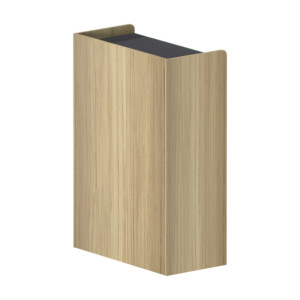 Ντουλάπι γραφείου χαμηλό Lotus pakoworld σε φυσική-ανθρακί απόχρωση 80x40x120εκ-069-000115