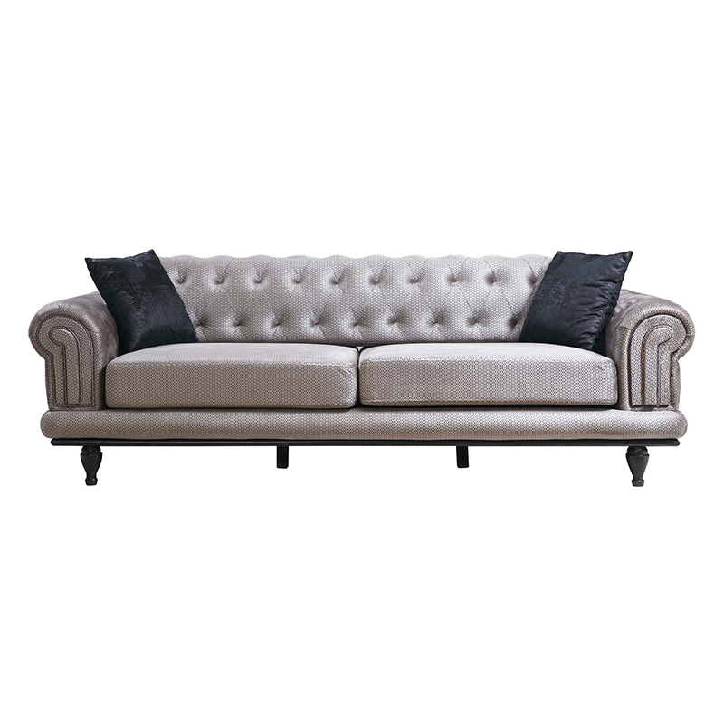 Καναπές 3θέσιος PWF-0522 pakoworld ύφασμα γκρι-μαύρο 230x95x78εκ-071-001165 Καναπές 3θέσιος PWF-0522 pakoworld ύφασμα γκρι-μαύρο 230x95x78εκ-071-001165