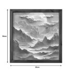 Πίνακας σε καμβά Jedia pakoworld με ψηφιακή εκτύπωση 50x3.5x50εκ-071-001576