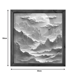Πίνακας σε καμβά Jedia pakoworld με ψηφιακή εκτύπωση 50x3.5x50εκ-071-001576