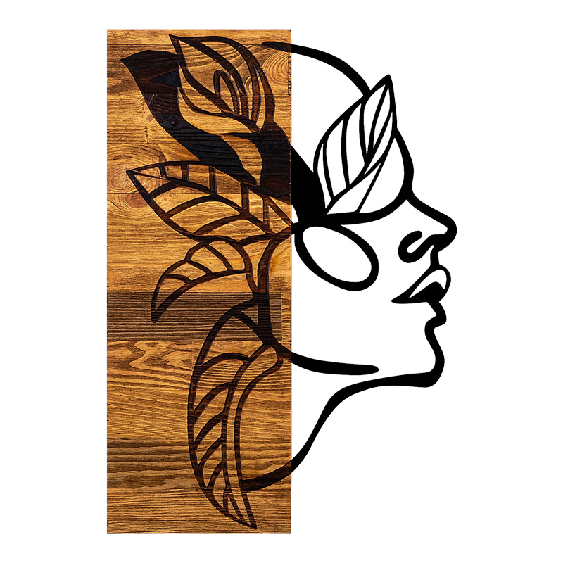 Διακοσμητικό τοίχου Redian pakoworld ξύλο πεύκου σε φυσική απόχρωση με μαύρο μέταλλο 34x3x50εκ-071-001581 Διακοσμητικό τοίχου Redian pakoworld ξύλο πεύκου σε φυσική απόχρωση με μαύρο μέταλλο 34x3x50εκ-071-001581