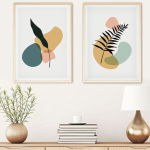 Πίνακας σε καμβά Keniko pakoworld δίπτυχος με ψηφιακή εκτύπωση 50x3x70εκ-071-001589