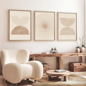 Πίνακας σε καμβά Terpen pakoworld τρίπτυχος με ψηφιακή εκτύπωση 50x2x70εκ-071-001596