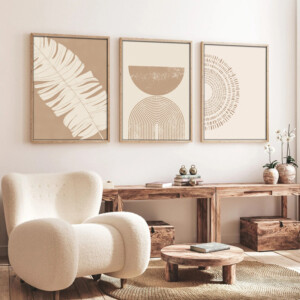 Πίνακας σε καμβά Terpen I pakoworld τρίπτυχος με ψηφιακή εκτύπωση 50x2x70εκ-071-001597