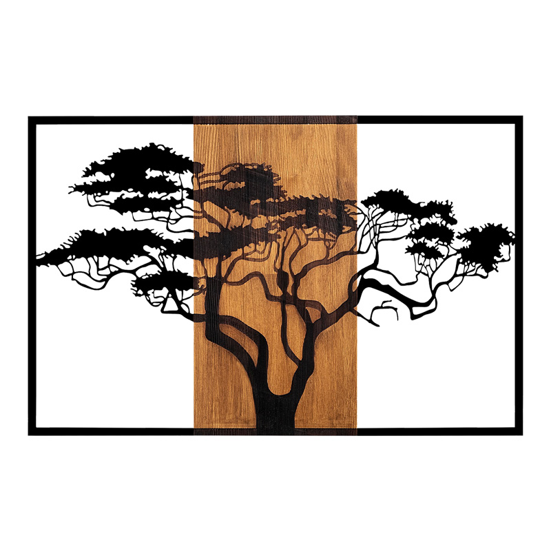 Διακοσμητικό τοίχου Leroun pakoworld ξύλο πεύκου σε φυσική απόχρωση με μαύρο μέταλλο 90x3x58εκ-071-001609 Διακοσμητικό τοίχου Leroun pakoworld ξύλο πεύκου σε φυσική απόχρωση με μαύρο μέταλλο 90x3x58εκ-071-001609