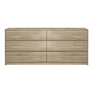 Συρταριέρα Kuanger pakoworld mdf σε φυσική απόχρωση 120x40x70εκ-072-000111