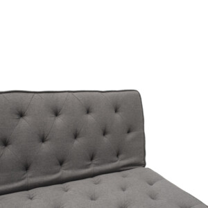 Καναπές - κρεβάτι Marco pakoworld 3θέσιος με γκρι ύφασμα 180x80x80εκ-074-000006