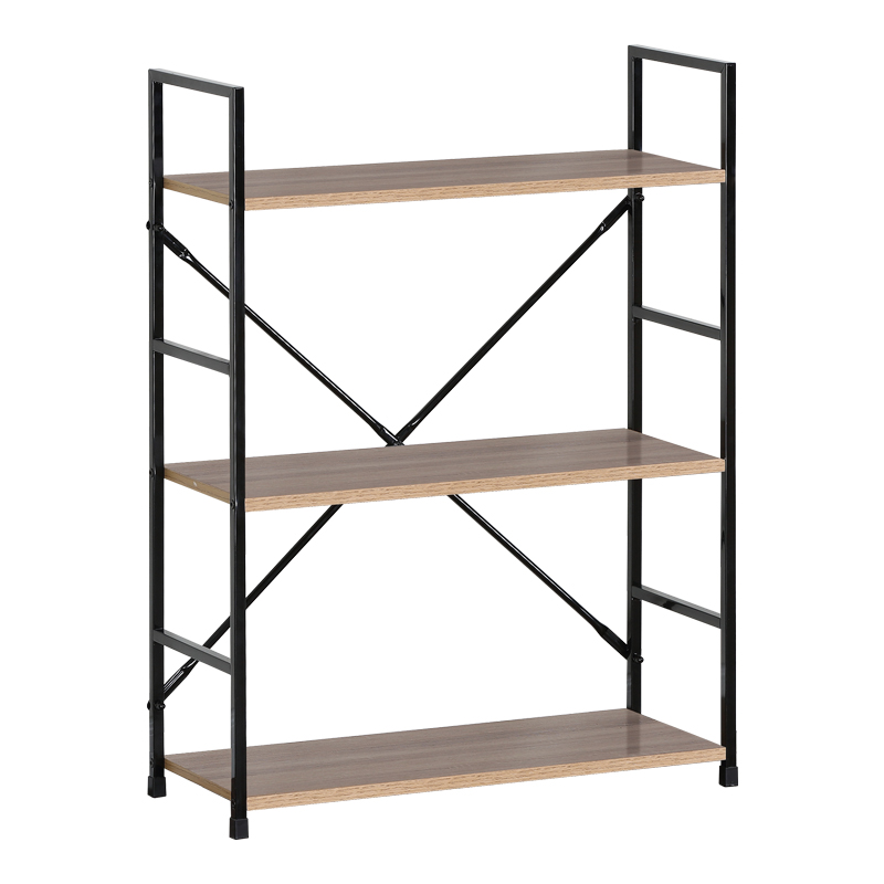 Βιβλιοθήκη-ραφιέρα Manlo pakoworld φυσικό-μαύρο μέταλλο 58.6x23.5x80εκ-085-000021 Βιβλιοθήκη-ραφιέρα Manlo pakoworld φυσικό-μαύρο μέταλλο 58.6x23.5x80εκ-085-000021