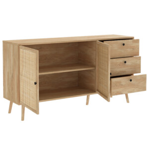 Μπουφές Oslo pakoworld sonoma 150x39x79εκ-086-000004