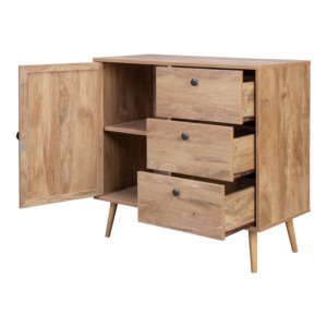 Μπουφές Oslo pakoworld σε sonoma απόχρωση 85x39x79εκ-086-000023