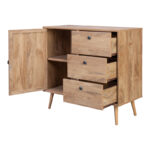 Μπουφές Oslo pakoworld σε sonoma απόχρωση 85x39x79εκ-086-000023