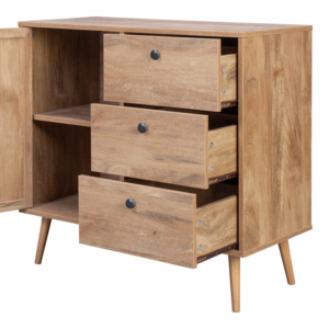 Μπουφές Oslo pakoworld σε sonoma απόχρωση 85x39x79εκ-086-000023