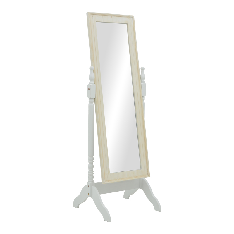 Καθρέπτης Malone Inart mdf σε λευκή αντικέ απόχρωση 55x50x160εκ-087-000012 Καθρέπτης Malone Inart mdf σε λευκή αντικέ απόχρωση 55x50x160εκ-087-000012