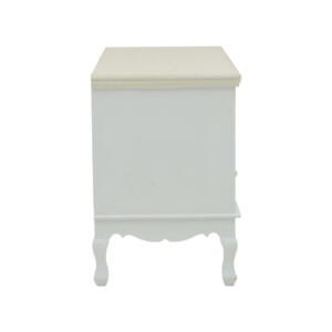 Έπιπλο τηλεόρασης Joliene Inart mdf σε λευκή αντικέ-φυσική απόχρωση 100x42x61εκ-087-000014