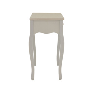 Κονσόλα Joliene Inart mdf σε λευκή αντικέ-φυσική απόχρωση 80x40x75εκ-087-000015